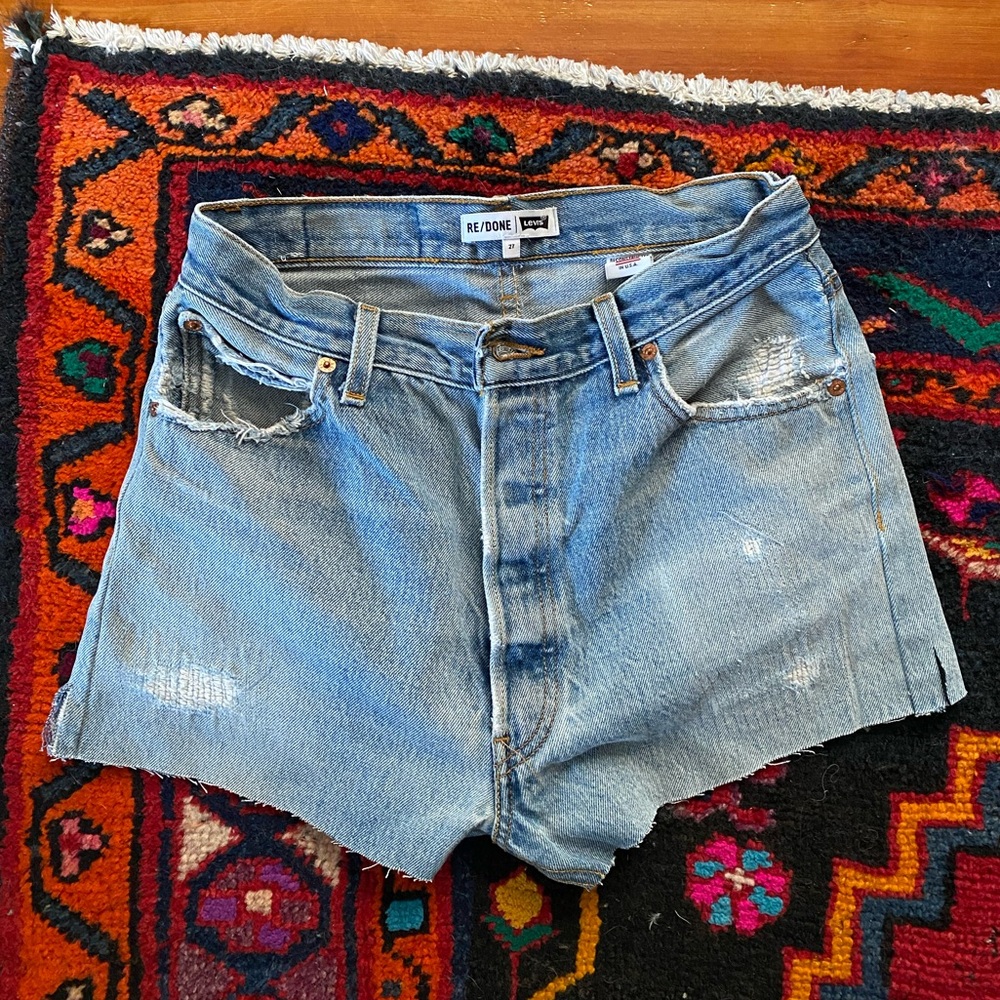 NWOT RE/DONE High Rise Short